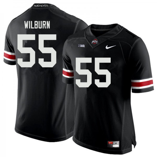 Ohio State Buckeyes #55 Trayvon Wilburn Men Stitched Jersey Black